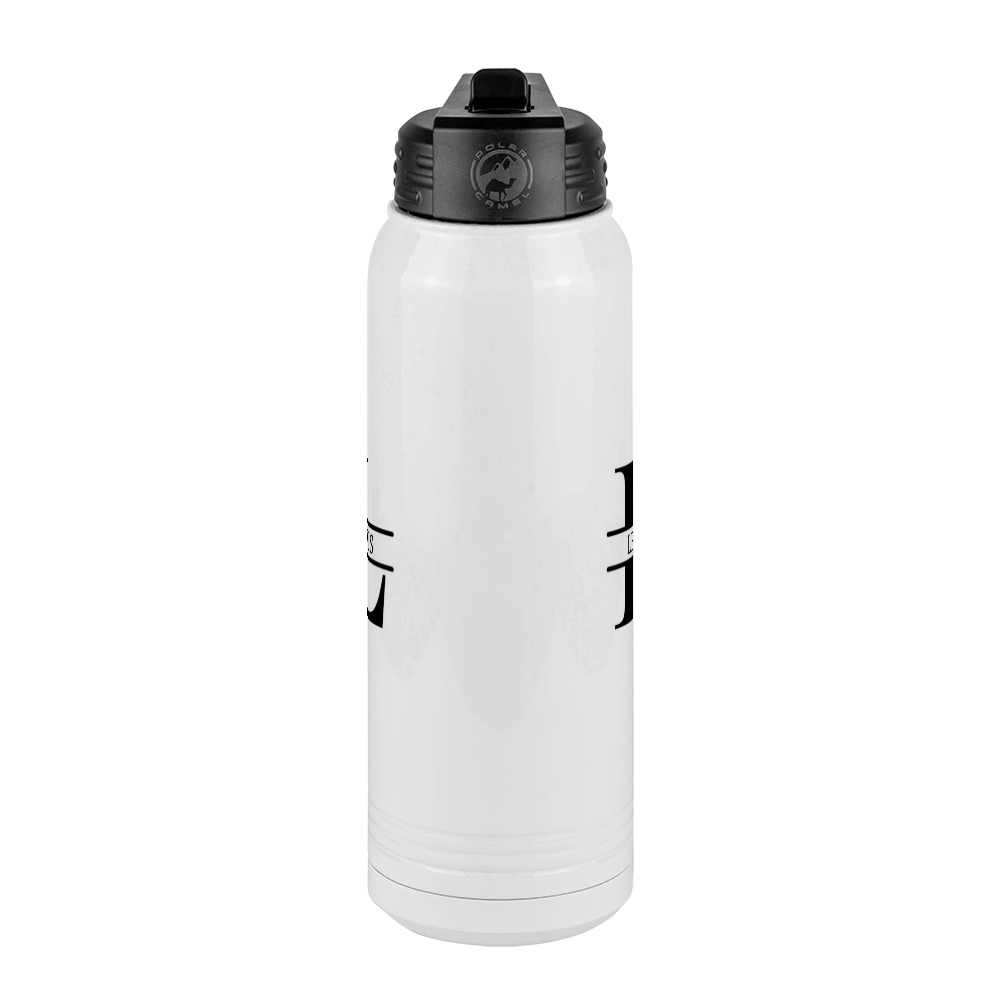 Personalized Name & Initial Water Bottle (30 oz) - Front View