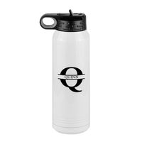 Thumbnail for Personalized Name & Initial Water Bottle (30 oz) - Left View