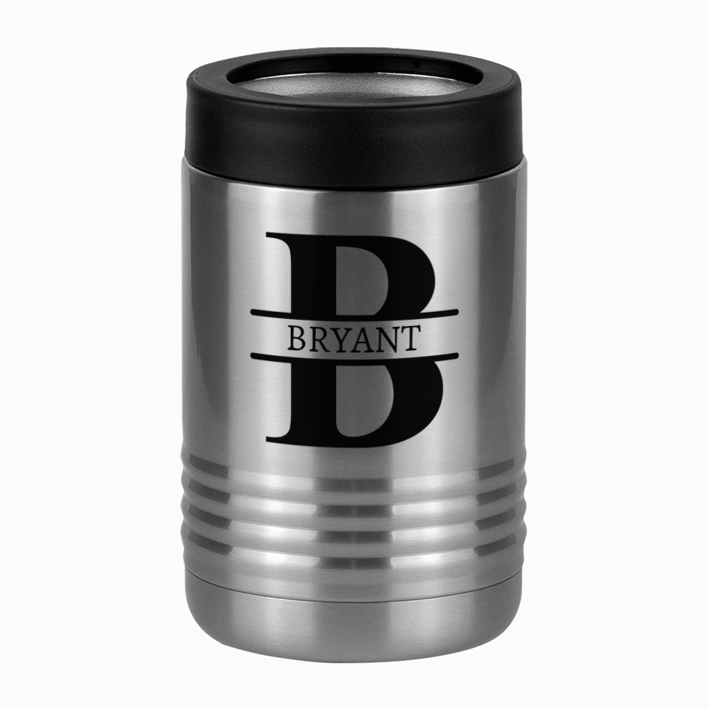 Personalized Name & Initial Beverage Holder - Left View