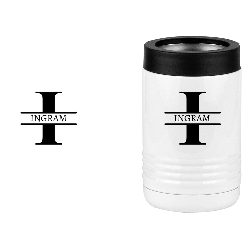 Personalized Name & Initial Beverage Holder - Design View