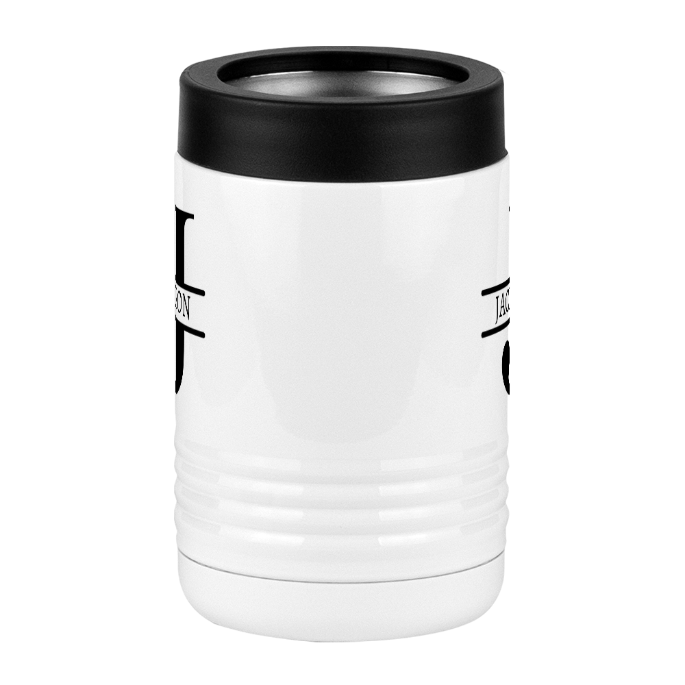 Personalized Name & Initial Beverage Holder - Front View