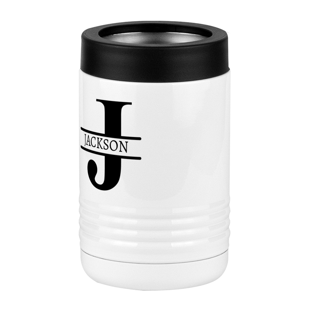 Personalized Name & Initial Beverage Holder - Front Left View