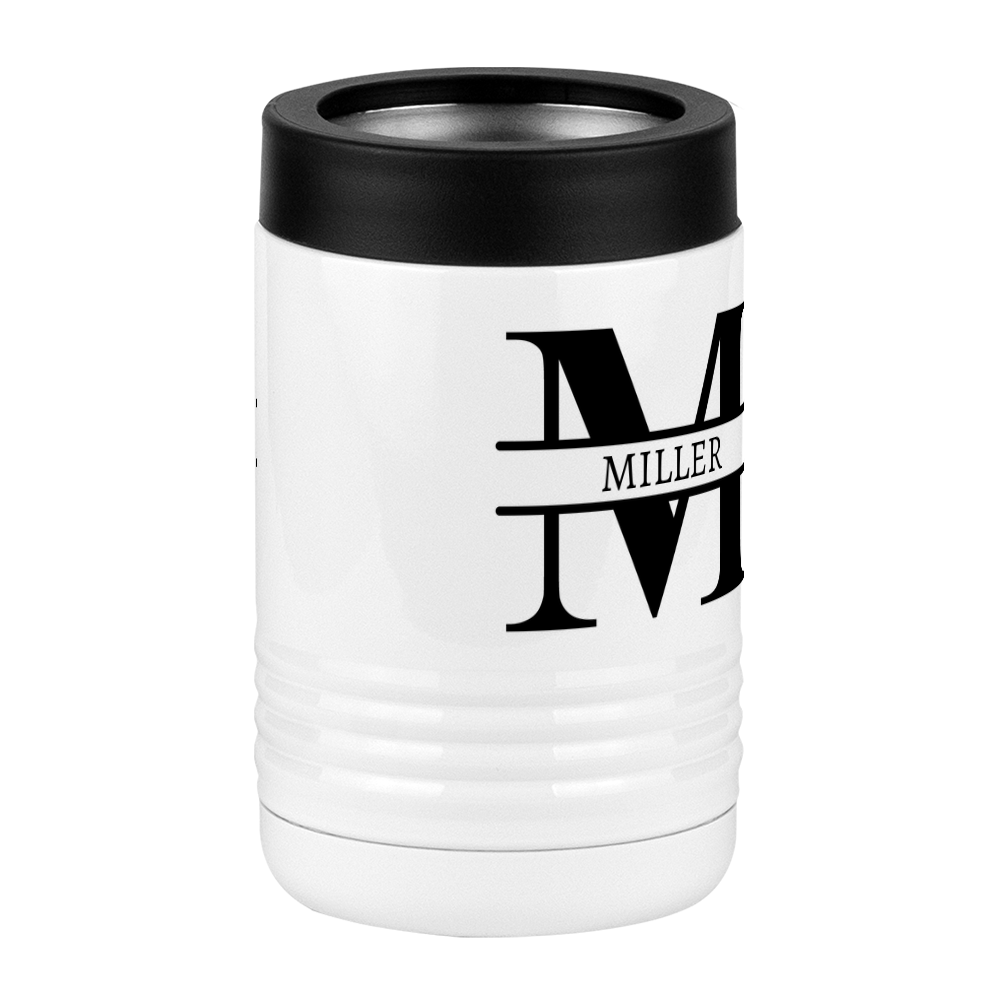 Personalized Name & Initial Beverage Holder - Front Right View