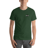 Thumbnail for Personalized Name over Initial T-Shirt - Forest - Shirt View