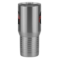 Thumbnail for Personalized Name Over Initial Tall Travel Tumbler (20 oz) - Front View