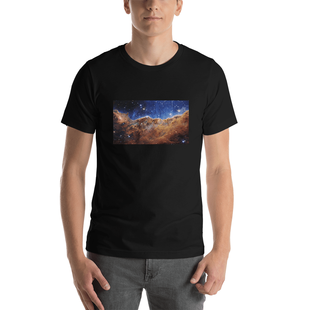 NASA James Webb Space Telescope T-Shirt - Black - Shirt View