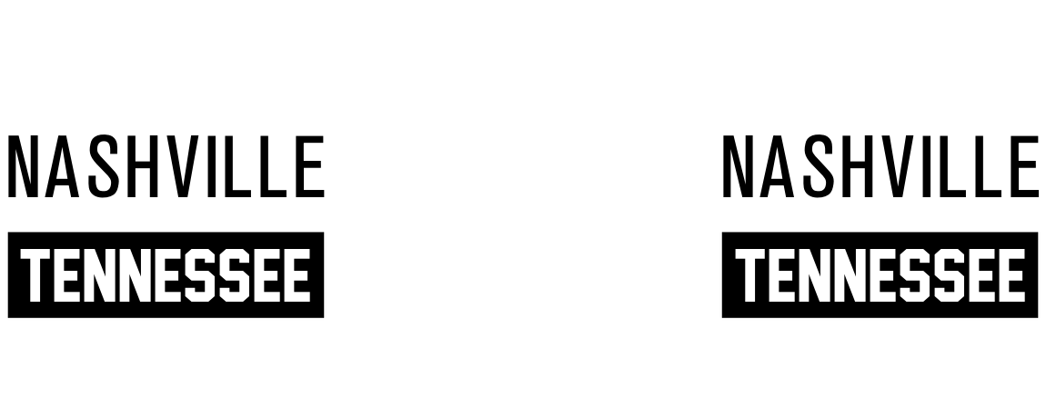 Personalized Nashville Tennessee Water Bottle (30 oz) - Graphic View