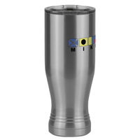 Thumbnail for Personalized Nautical Flags Pilsner Tumbler (20 oz) - Front Right View