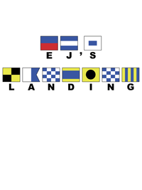 Thumbnail for Personalized Nautical Flags T-Shirt - White - Decorate View