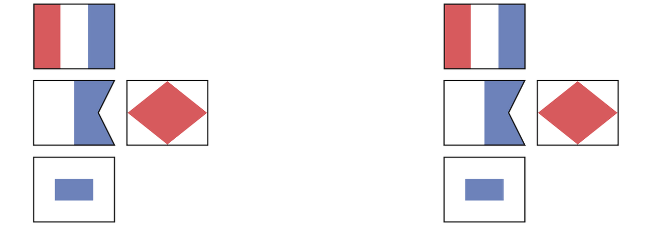 Personalized Nautical Flags Coffee Mug Tumbler with Handle (15 oz) - Graphic View