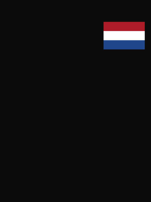 Netherlands Flag T-Shirt - Black - Decorate View