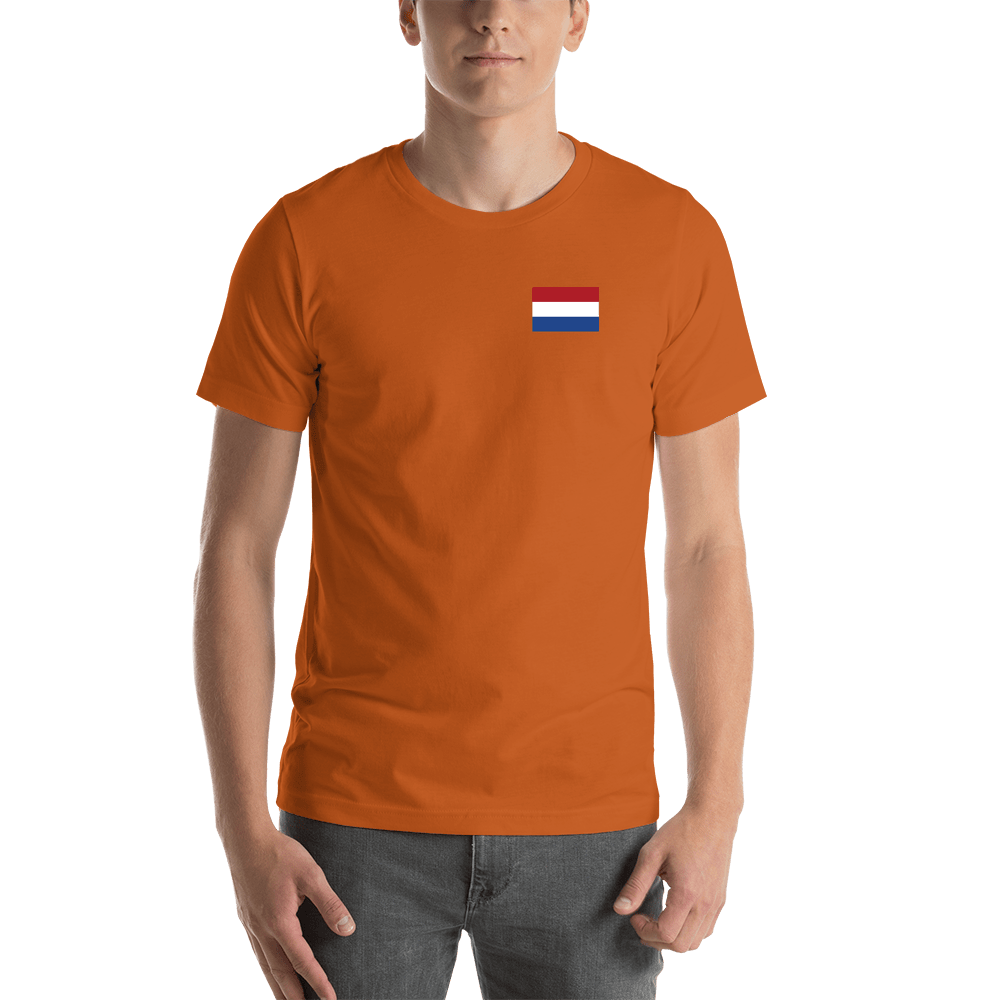 Netherlands Flag T-Shirt - Autumn - Shirt View