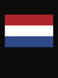 Thumbnail for Netherlands Flag T-Shirt - Black - Decorate View