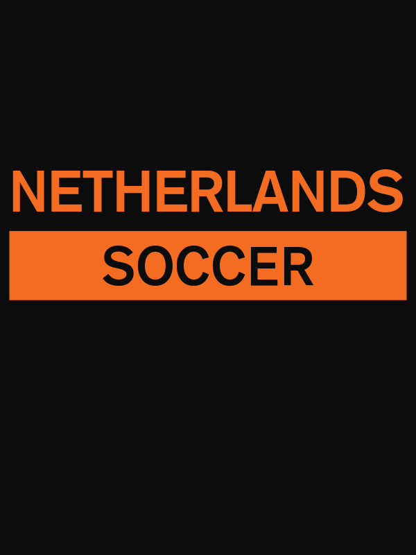 Netherlands Soccer T-Shirt - Black - Decorate View