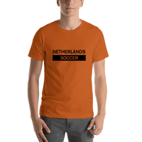 Thumbnail for Netherlands Soccer T-Shirt - Orange - Shirt View