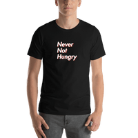 Thumbnail for Never Not Hungry T-Shirt - Black - Shirt View