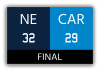 Thumbnail for New England vs Carolina Canvas Wrap & Photo Print - 2003 2004 Football Championship - Front View