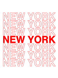 Thumbnail for New York T-Shirt - White - Decorate View