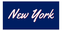 Thumbnail for Personalized New York Beach Towel - Front View