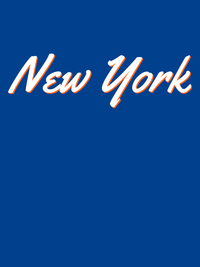 Thumbnail for Personalized New York T-Shirt - Blue - Decorate View