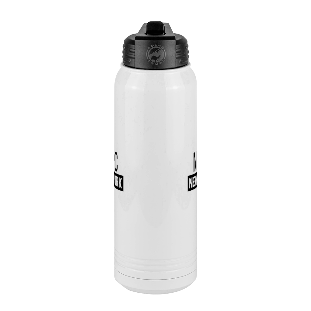 Personalized New York Water Bottle (30 oz) - Center View