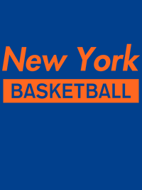 Thumbnail for New York Basketball T-Shirt - Blue - Decorate View