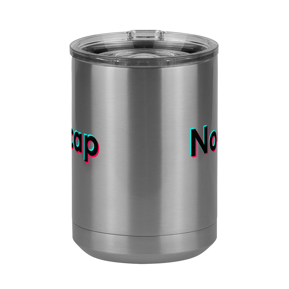 No Cap Coffee Mug Tumbler with Handle (15 oz) - TikTok Trends - Front View