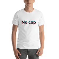 Thumbnail for No cap T-Shirt - White - TikTok Trends - Shirt View