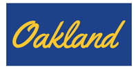 Thumbnail for Personalized Oakland Beach Towel - Front View