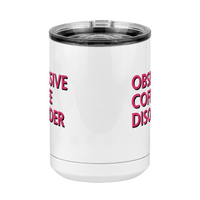 Thumbnail for Obsessive Coffee Disorder Coffee Mug Tumbler with Handle (15 oz) - Front View