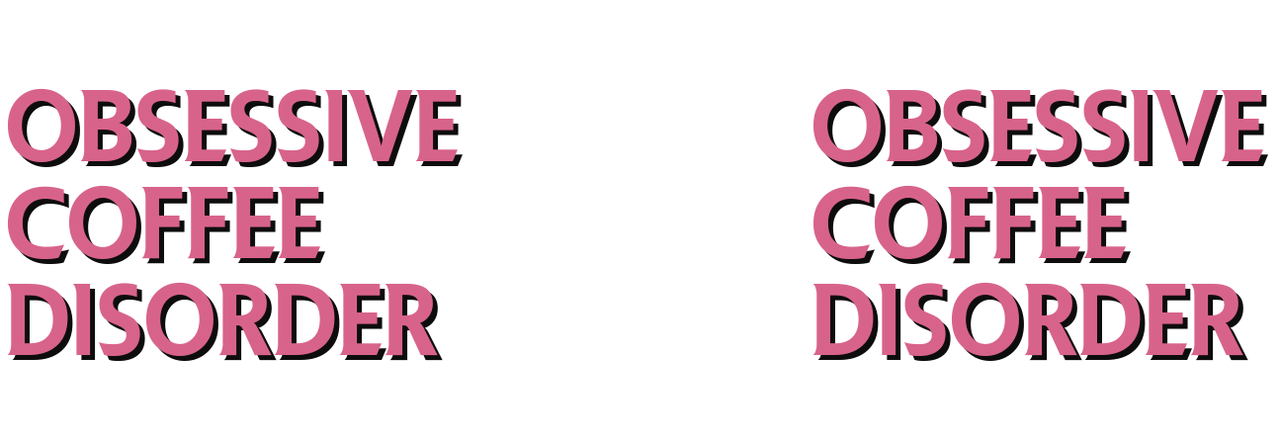 Obsessive Coffee Disorder Coffee Mug Tumbler with Handle (15 oz) - Graphic View