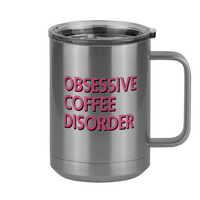 Thumbnail for Obsessive Coffee Disorder Coffee Mug Tumbler with Handle (15 oz) - Right View