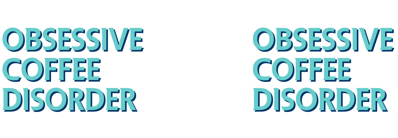 Obsessive Coffee Disorder Coffee Mug Tumbler with Handle (15 oz) - Graphic View