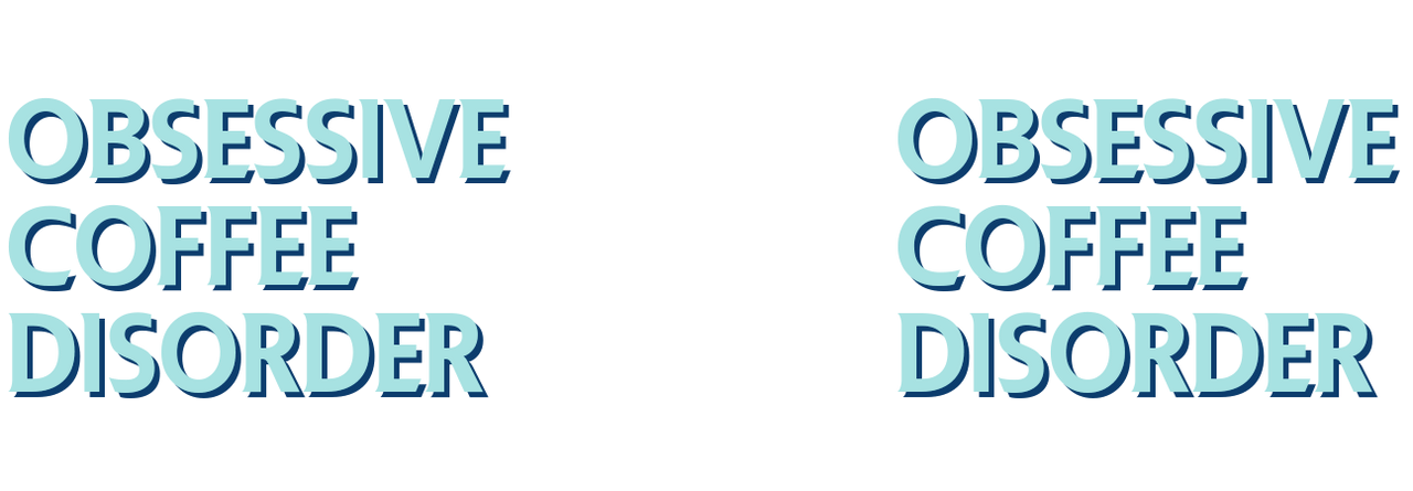 Obsessive Coffee Disorder Coffee Mug Tumbler with Handle (15 oz) - Graphic View