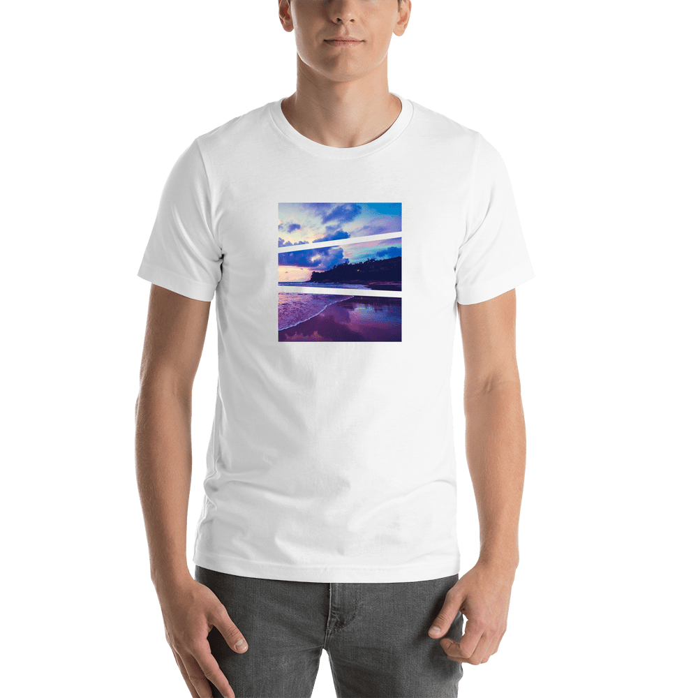 Ocean Sky T-Shirt - White - Shirt View