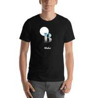 Thumbnail for Personalized Ocean T-Shirt - Black - Shirt View