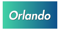 Thumbnail for Orlando Ombre Beach Towel - Front View