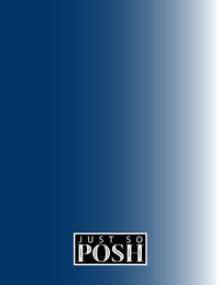 Thumbnail for Personalized Ombre Notebook - Blue and White - Back View