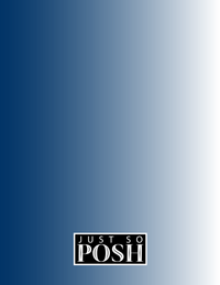 Thumbnail for Personalized Ombre Notebook - Blue and White - Back View
