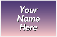 Thumbnail for Personalized Ombre Placemat - Purple and Pink -  View