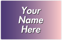 Thumbnail for Personalized Ombre Placemat - Purple and Pink -  View