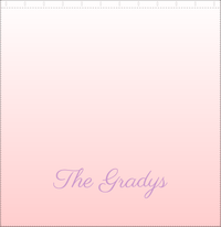 Thumbnail for Personalized Ombre Shower Curtain - Pink and White - With Default Text - Ombre I - Decorate View