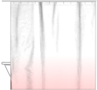 Thumbnail for Personalized Ombre Shower Curtain - Pink and White - No Default Text - Ombre III - Hanging View