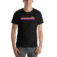 Thumbnail for Personalized Ombre T-Shirt - Black - Shirt View