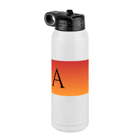 Thumbnail for Personalized Ombre Water Bottle (30 oz) - Front Left View