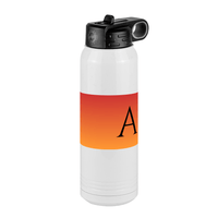 Thumbnail for Personalized Ombre Water Bottle (30 oz) - Front Right View