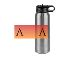 Thumbnail for Personalized Ombre Water Bottle (30 oz) - Design View