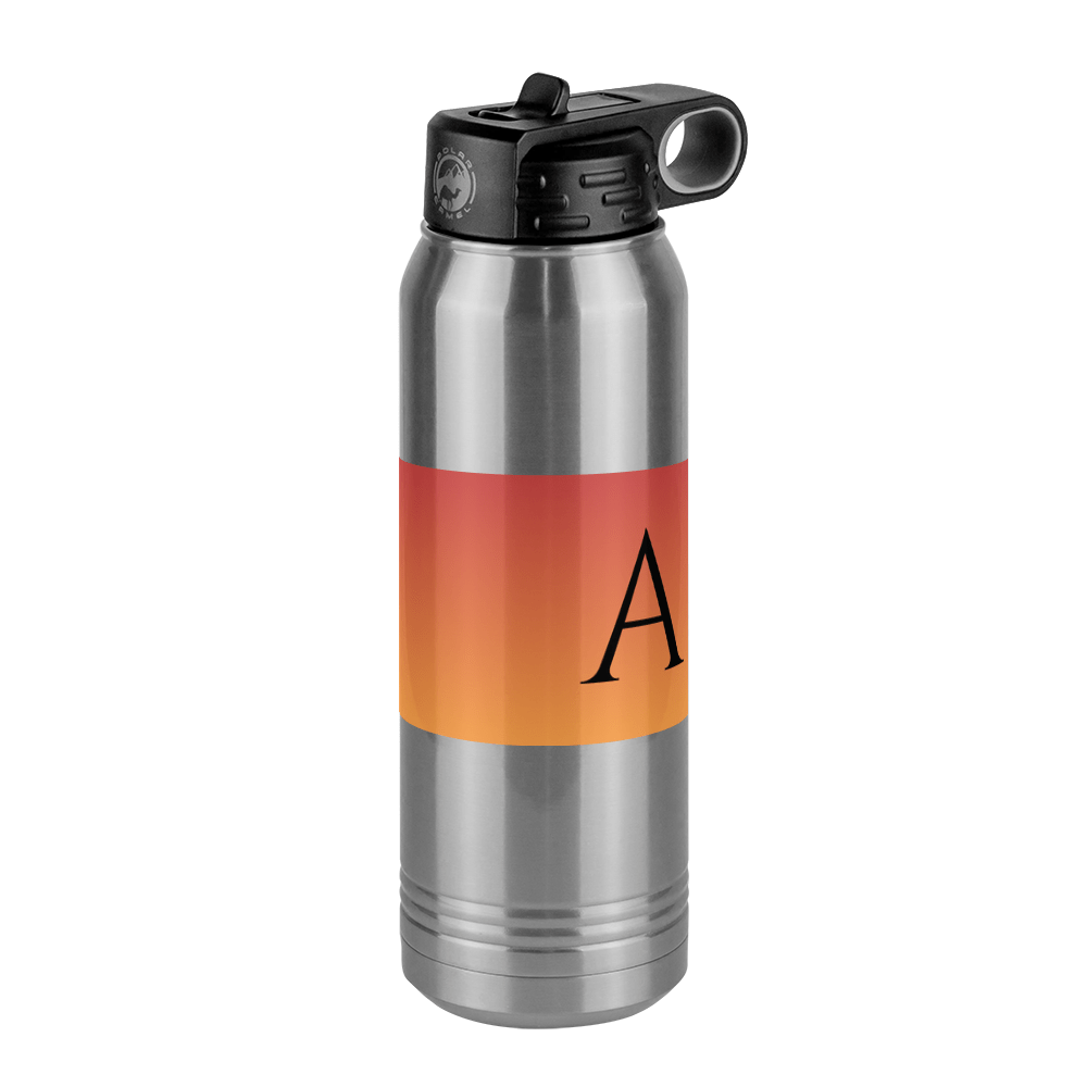 Personalized Ombre Water Bottle (30 oz) - Front Right View