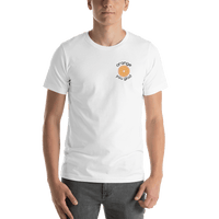 Thumbnail for Personalized Orange T-Shirt - White - Shirt View