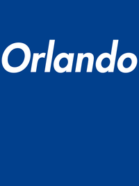 Thumbnail for Personalized Orlando T-Shirt - Blue - Decorate View